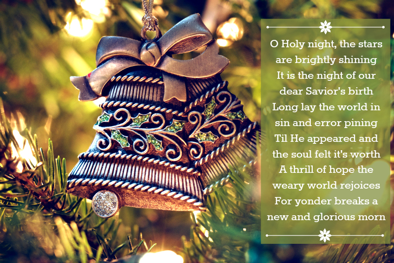 ☆ Day 12 – Reason for the Season – Oh Holy Night ☆ – Daily Dependence