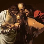 The Incredulity of St. Thomas, 1602-03, by Caravaggio