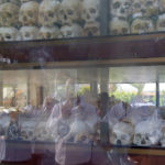 Cambodian killing fields, skulls