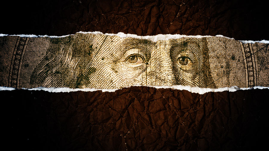 Money-Cuts-Suspicion-Benjamin-Franklin-100-dollar-bill