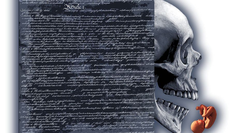 constitution vs abortion