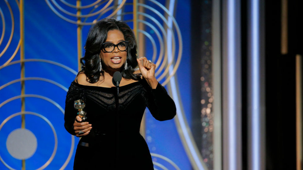 Oprah Winfrey at Golden Globes
