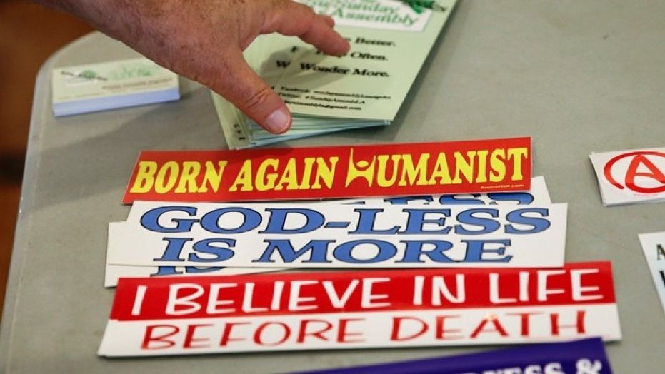Atheist bumper stickers