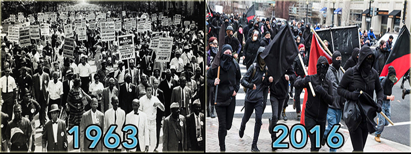 Protesters Then & Now