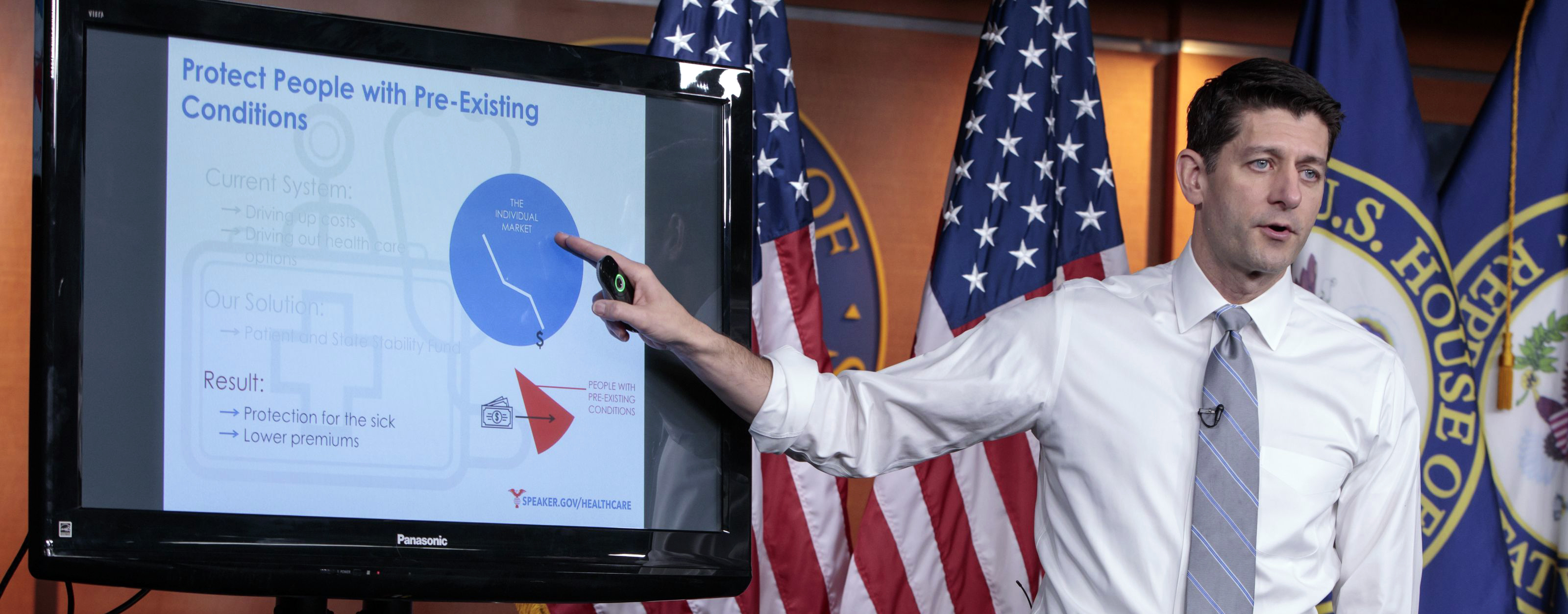 Paul Ryan w/ a pie chart