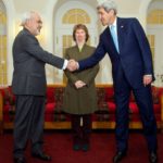 John Kerry shakes hands - Iran Deal