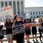 Supreme Court bldg - pro-life protestors