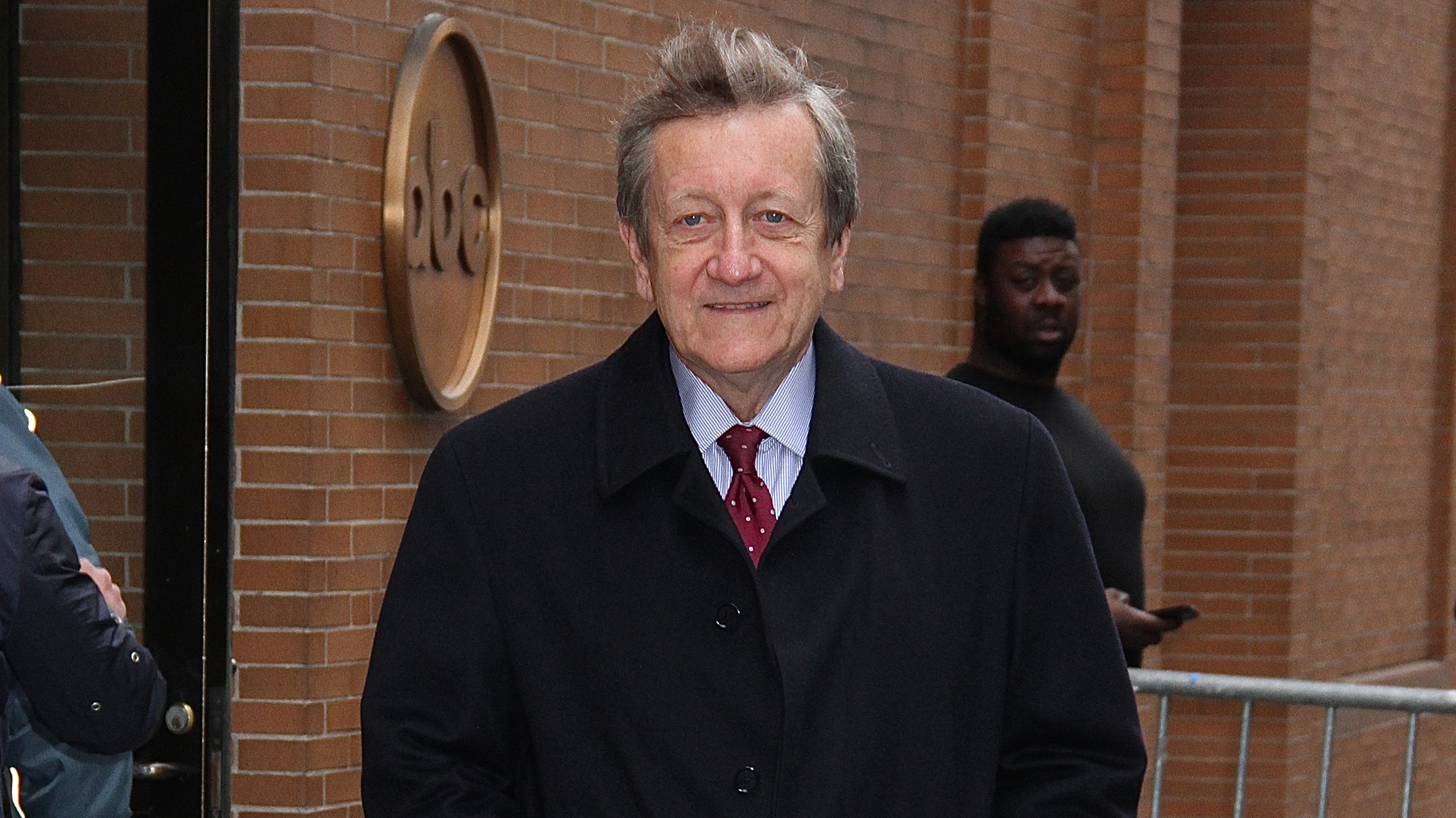 Brian Ross outside ABC offices