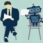 robot applys for human job