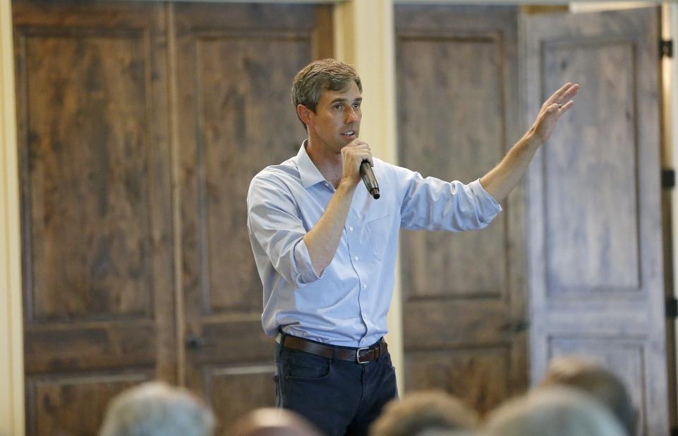 Beto at Town Meeting - gettyimages