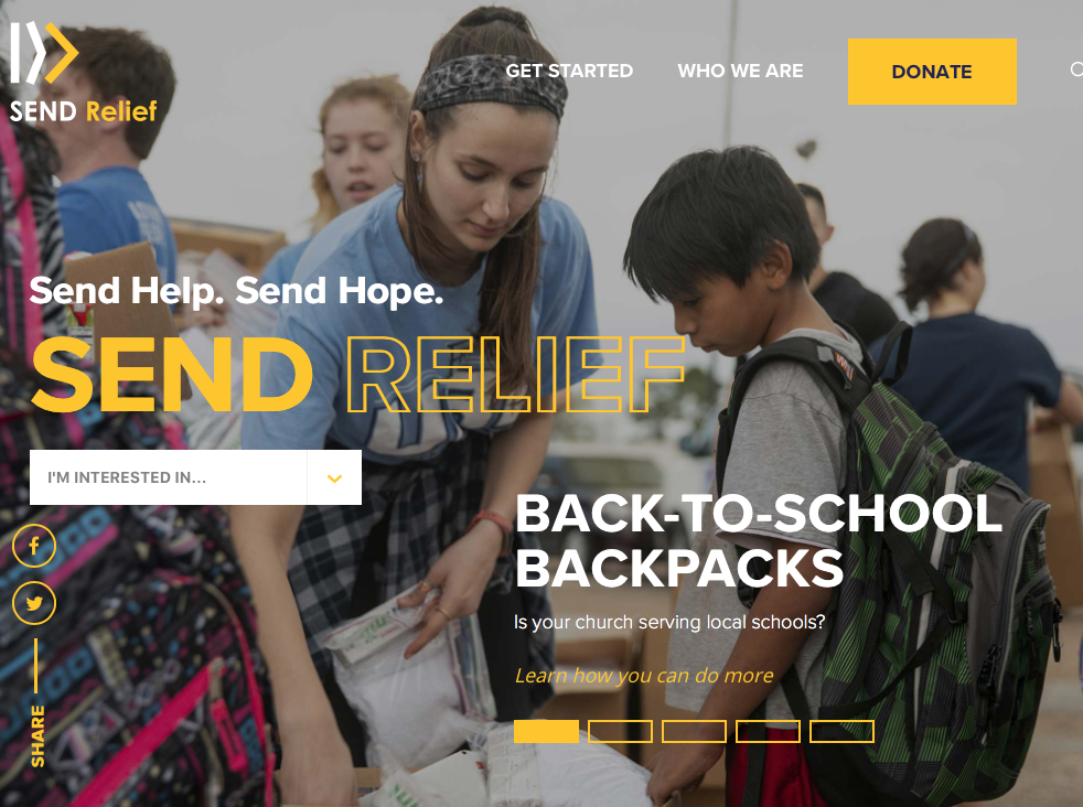 Send Relief Backpack Ministry