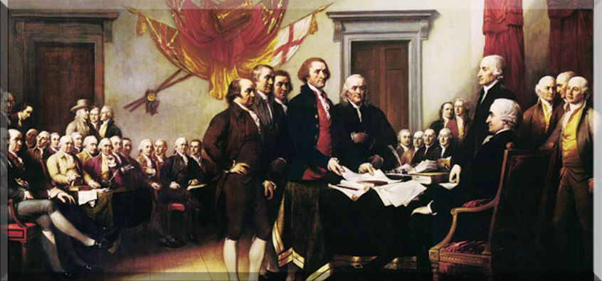 Signing the Declaration of Independence copy