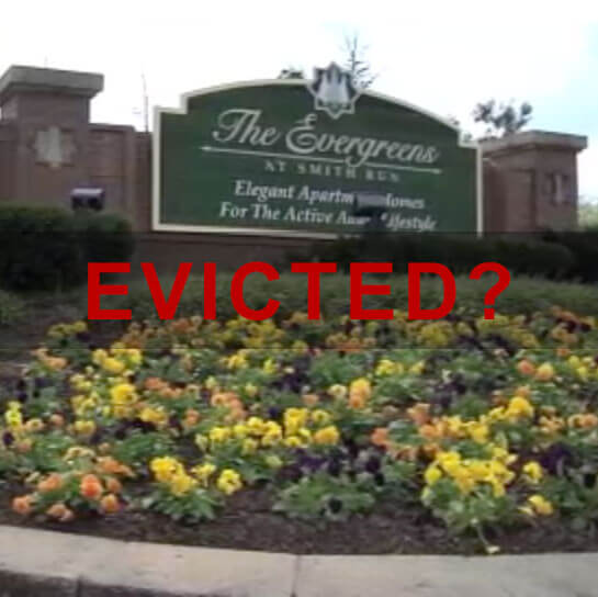 hauge evergreen appartments files eviction letter