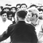 B&W John McCain in Hanoi