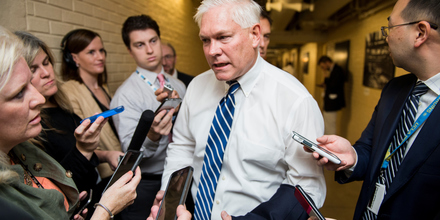 Pete Sessions answers media questions
