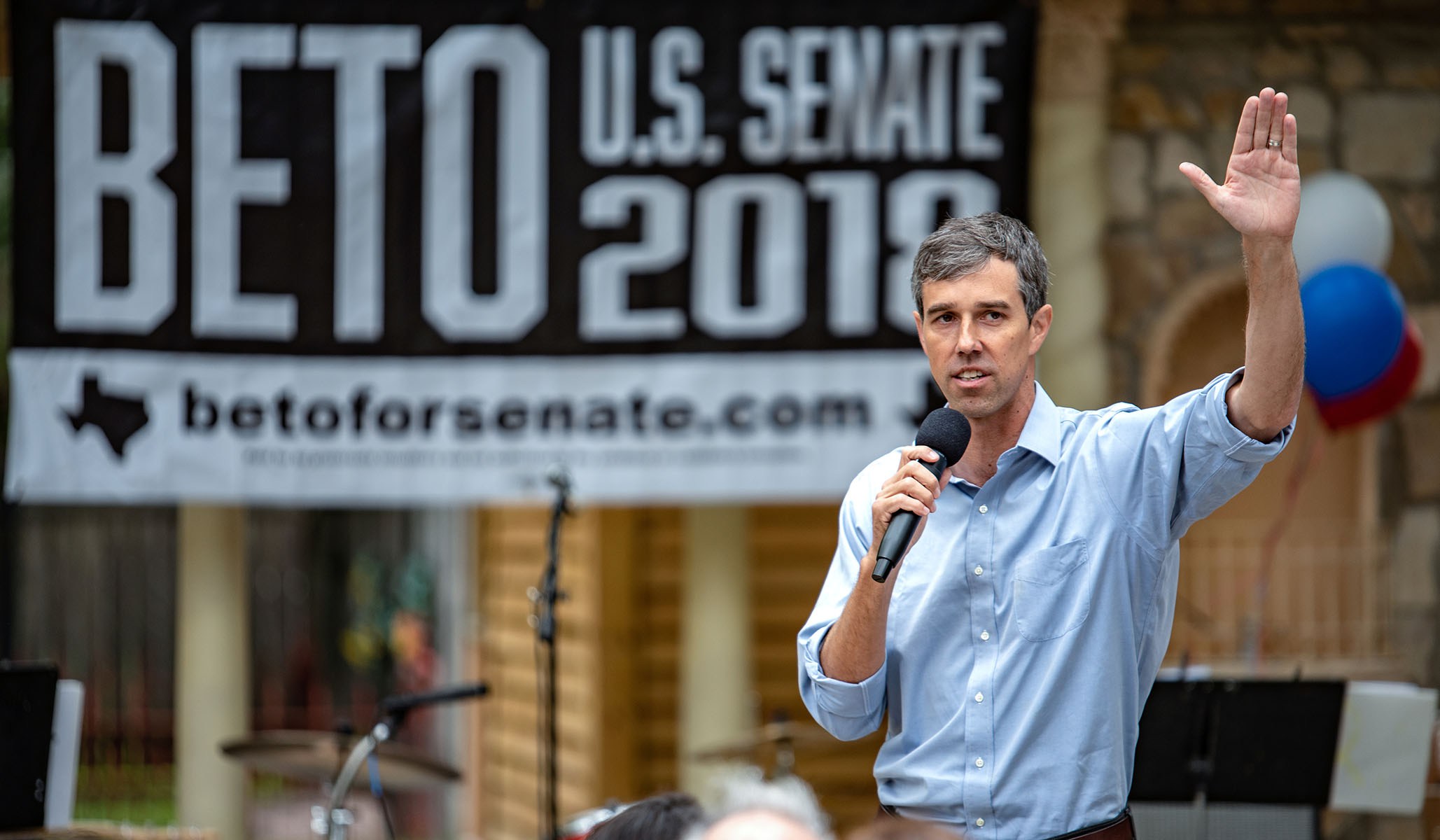 Beto O'Rourke Campaigning