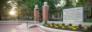 College Gateway, Fall, College Green