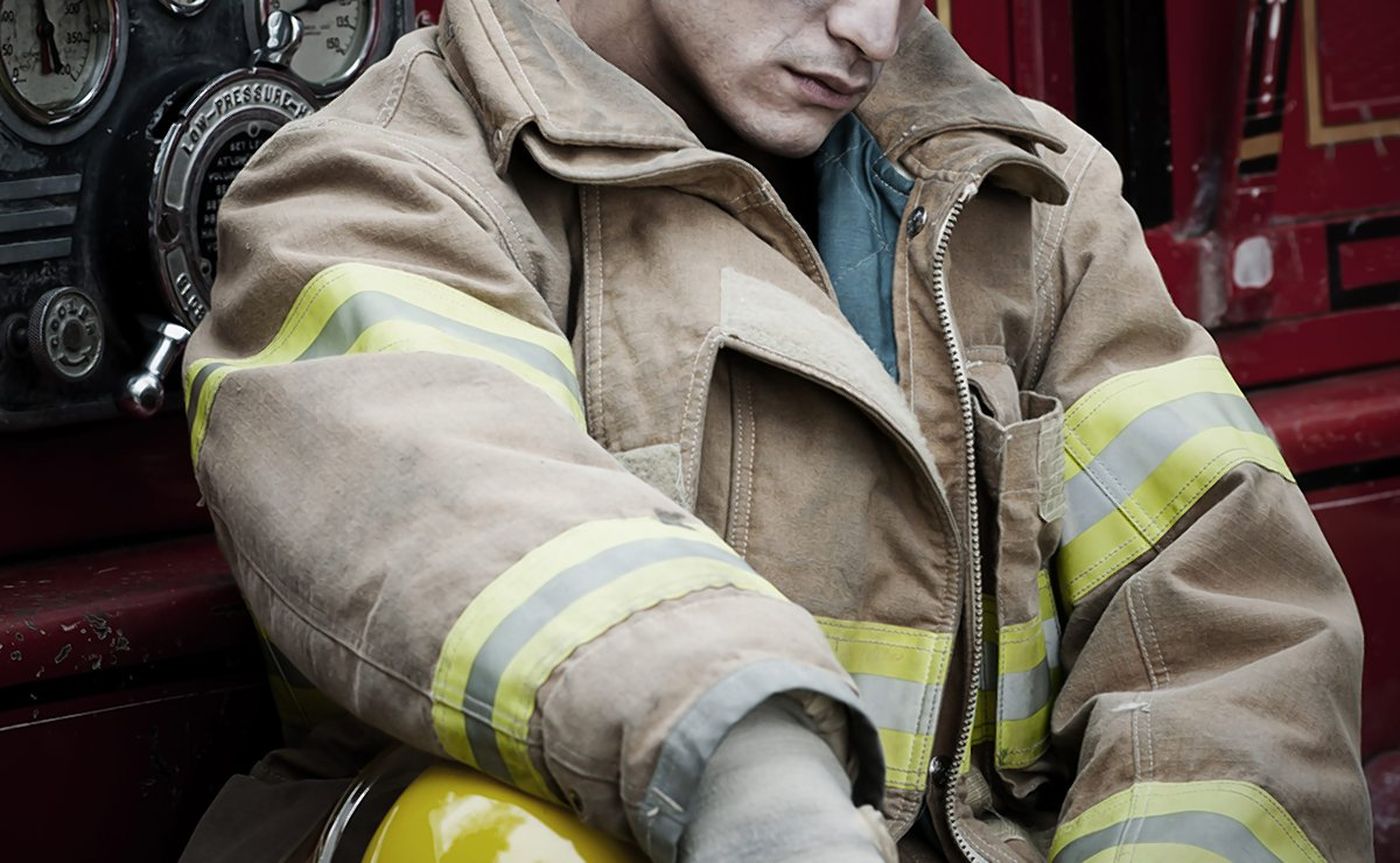 depressed fireman - first responder suicide
