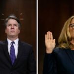 kavanaugh & ford being sworn in