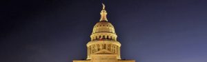 Texas Capital at night