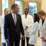 Obama & Health care workers
