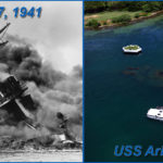 USS Arizona then and now