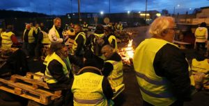 French "Yellow Vest" protestors