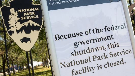 nat park closed govt shutdown