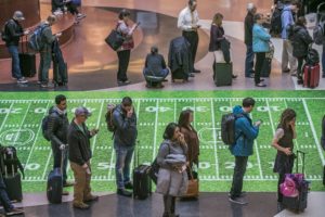 long lines at airports