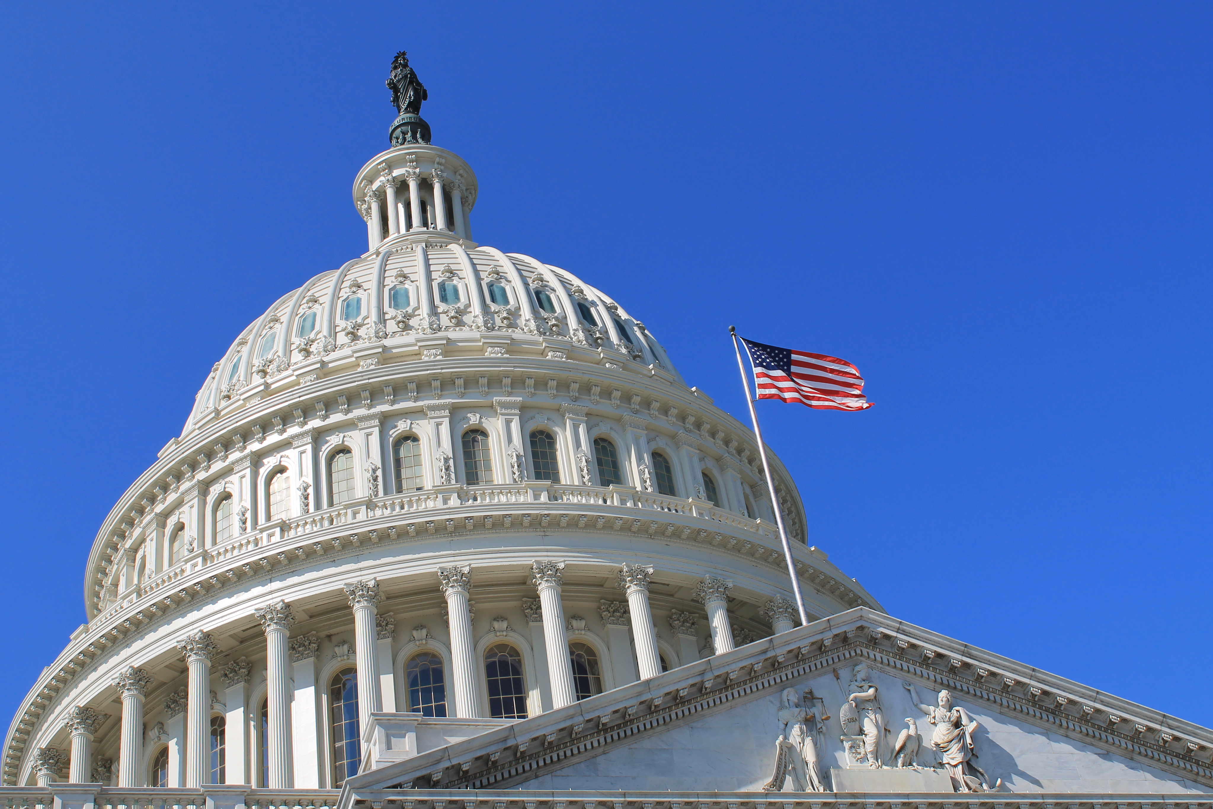 Capitol Building in Washington DC USA - adobe