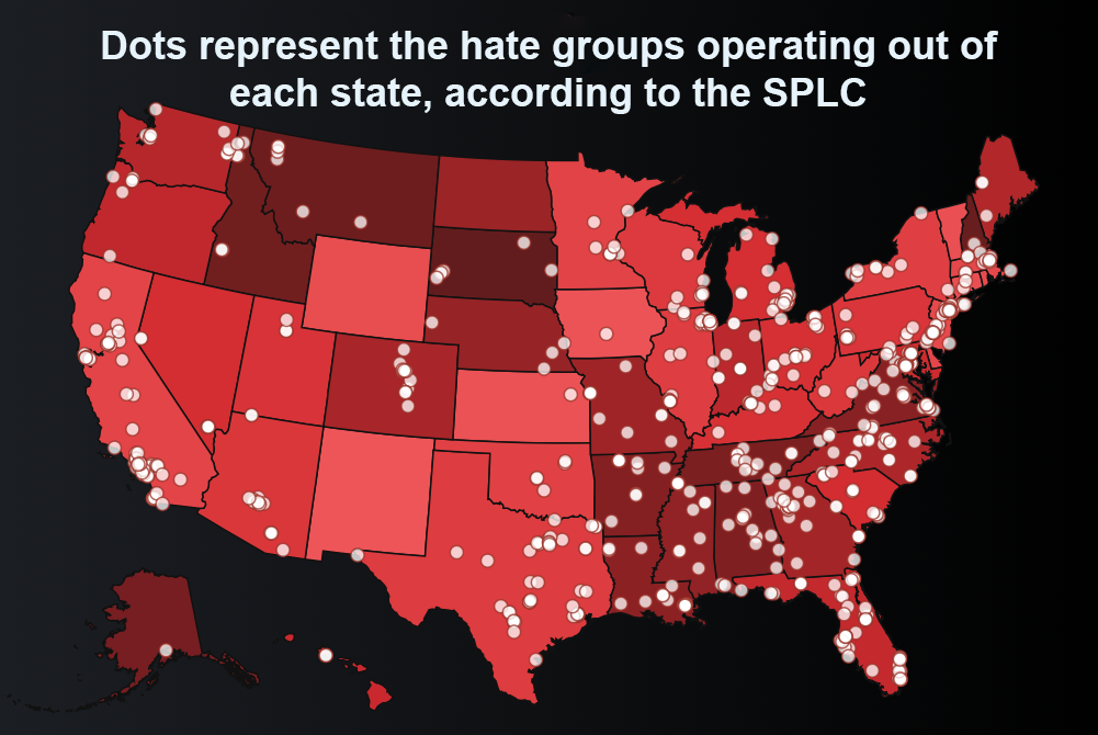 2018 hate map