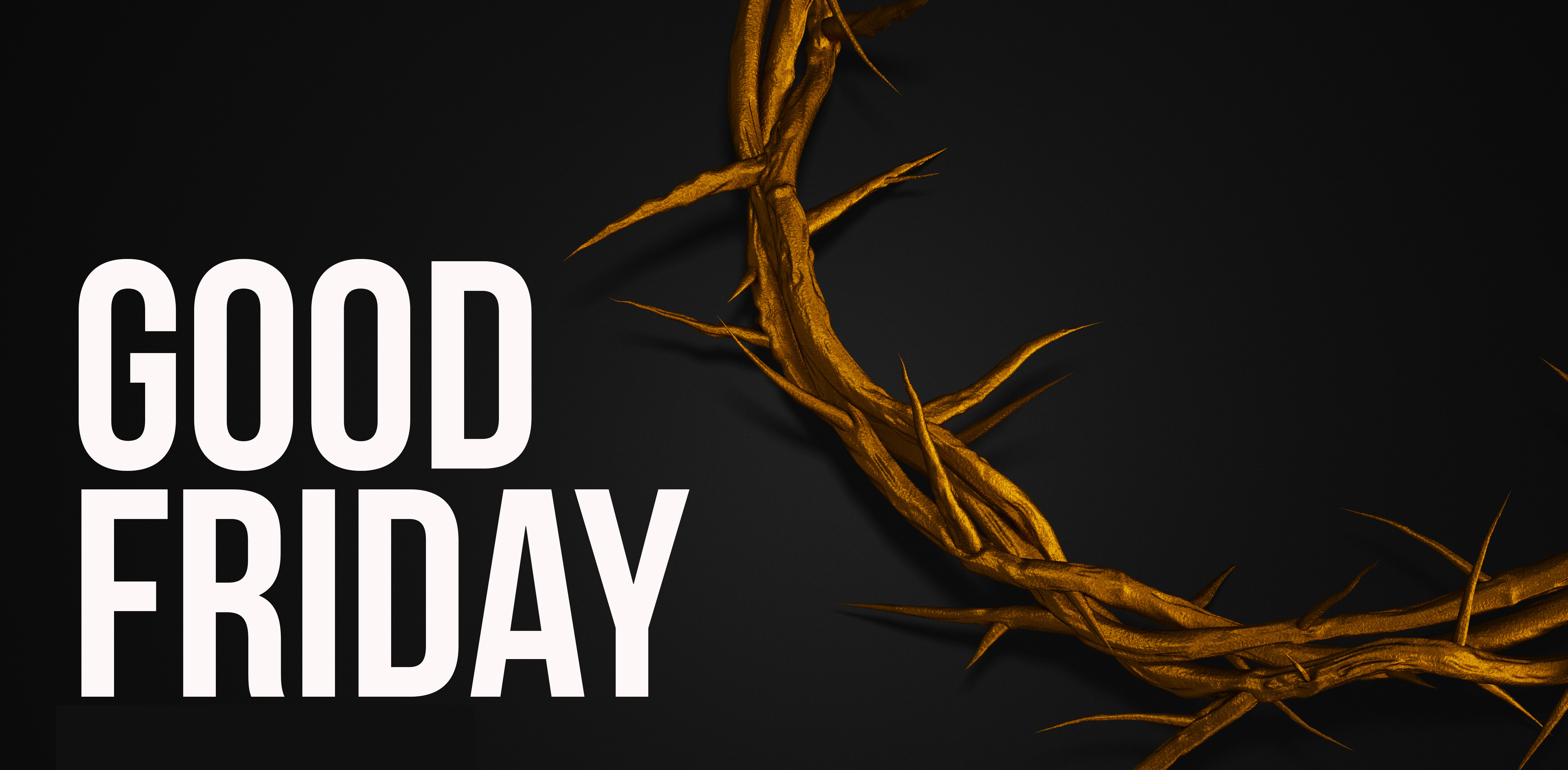 Good Friday Gold Crown of Thorns