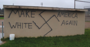 Jewish hate crime sign