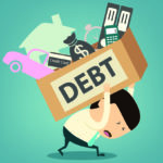carrying heavy debt