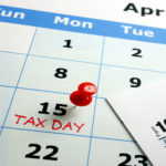 Tax day 1040 form