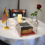 Bible on POW/MIA Rememberance Table