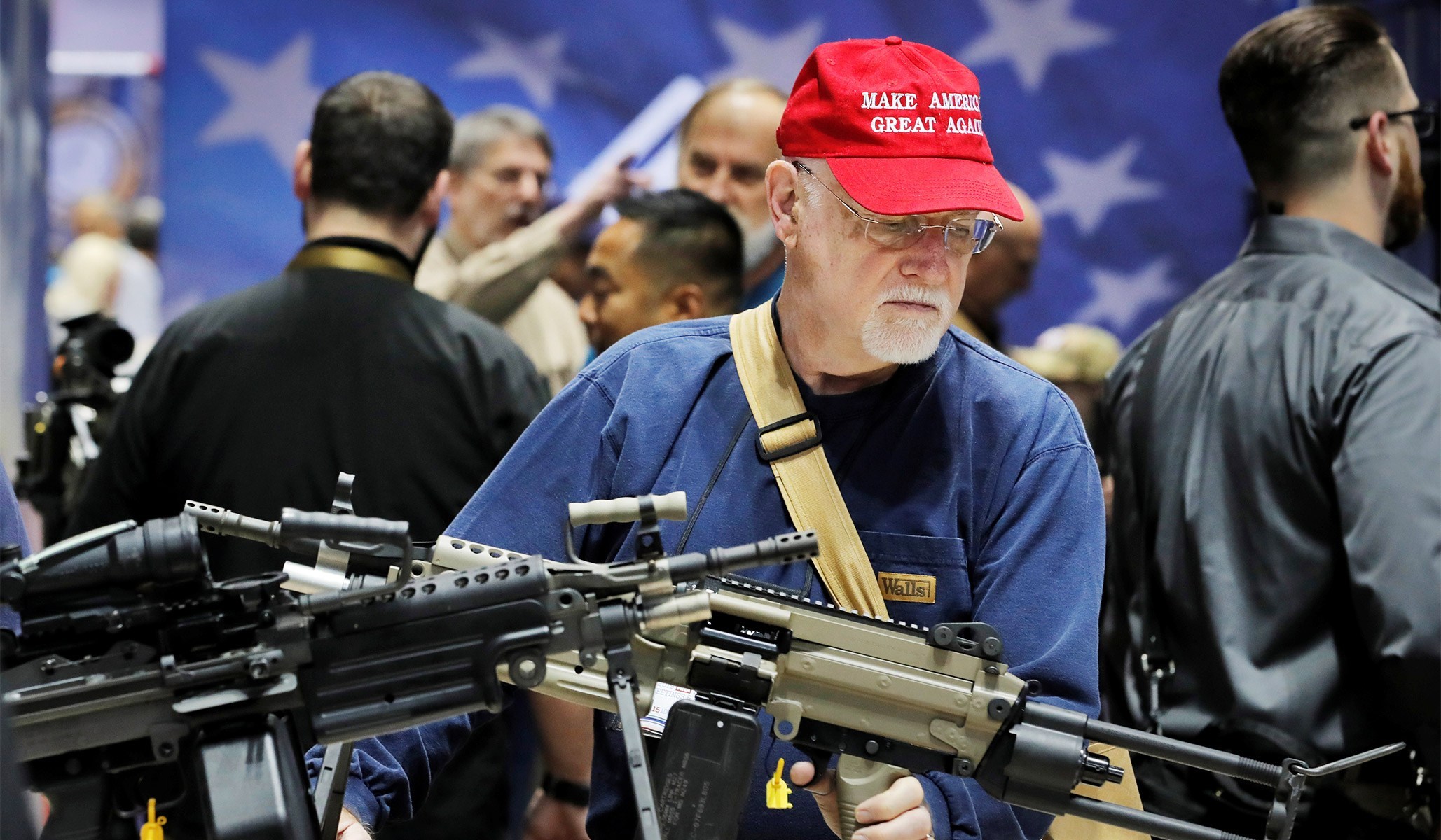 Gun show attendee, Indianapolis, IN