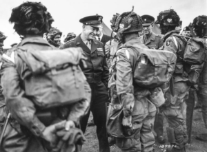 Gen Eisenhower w/ Troops on D-Day