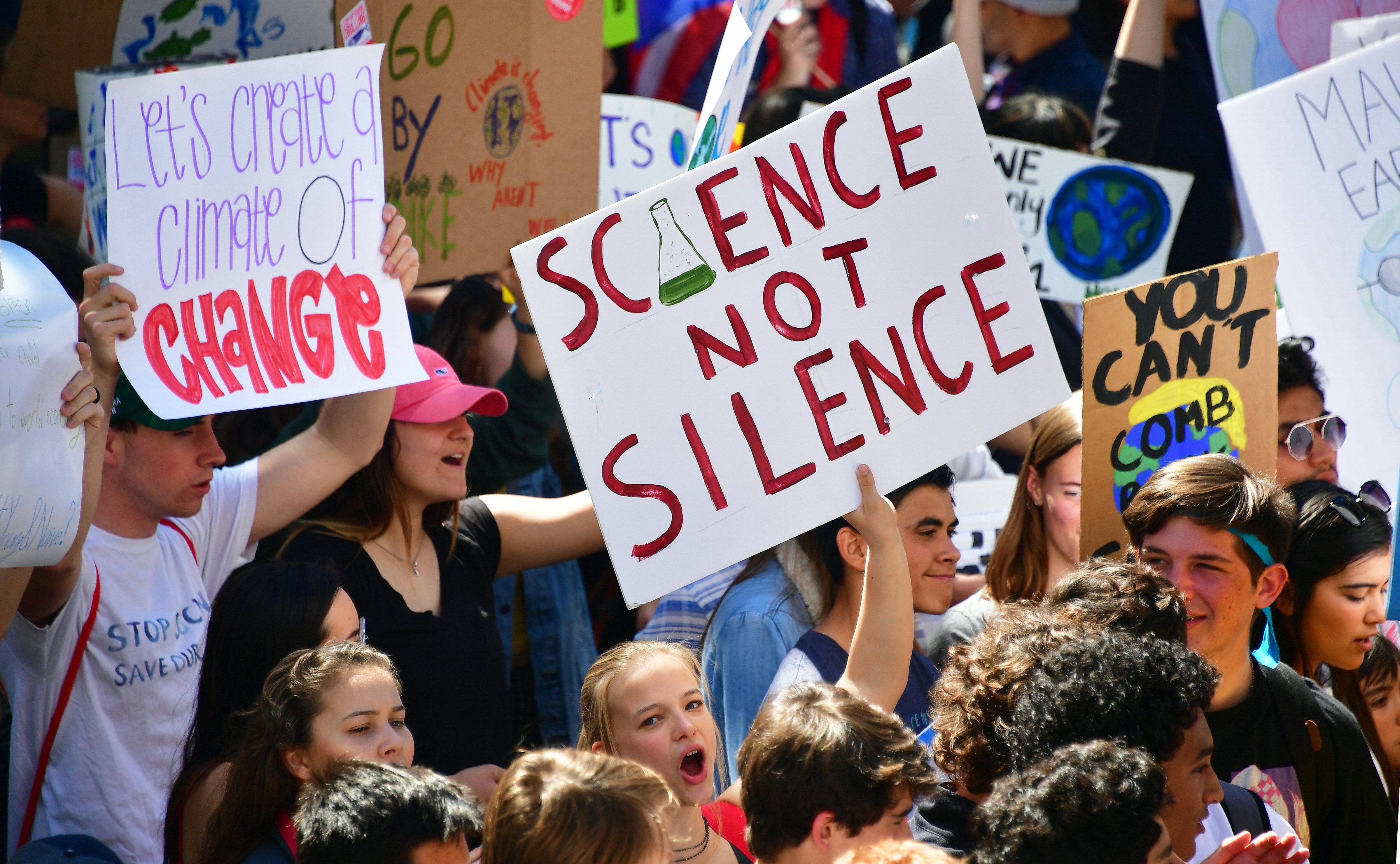 Students walkout for Climate Change