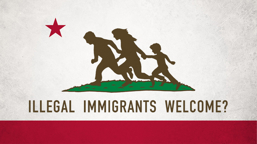 California-flag -Illegal-Immigration