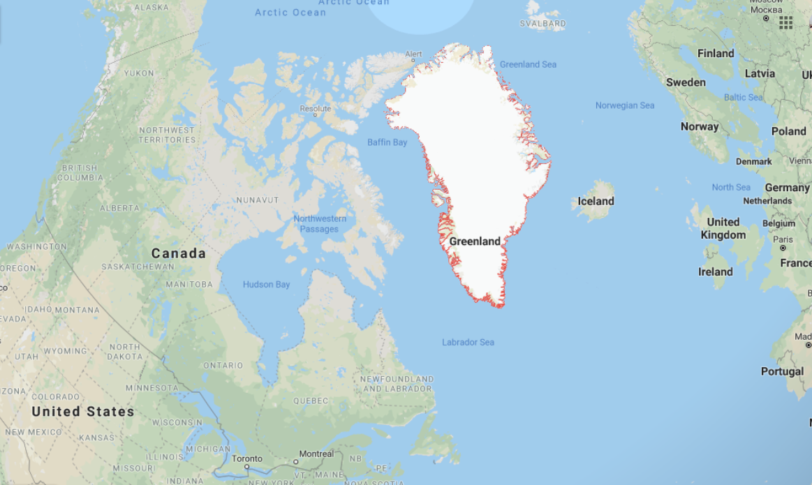 Greenland - Map