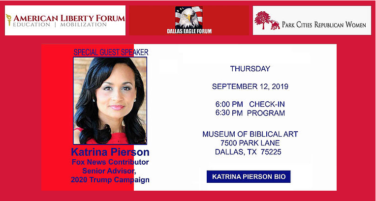 Katrina Pierson event slide
