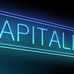 Capitalism sign in Neon