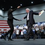B. Sanders embraces AOC