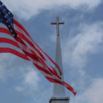 The flag and the cross
