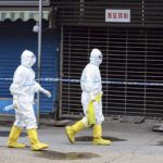 Chinese medical Workers in haz-mat