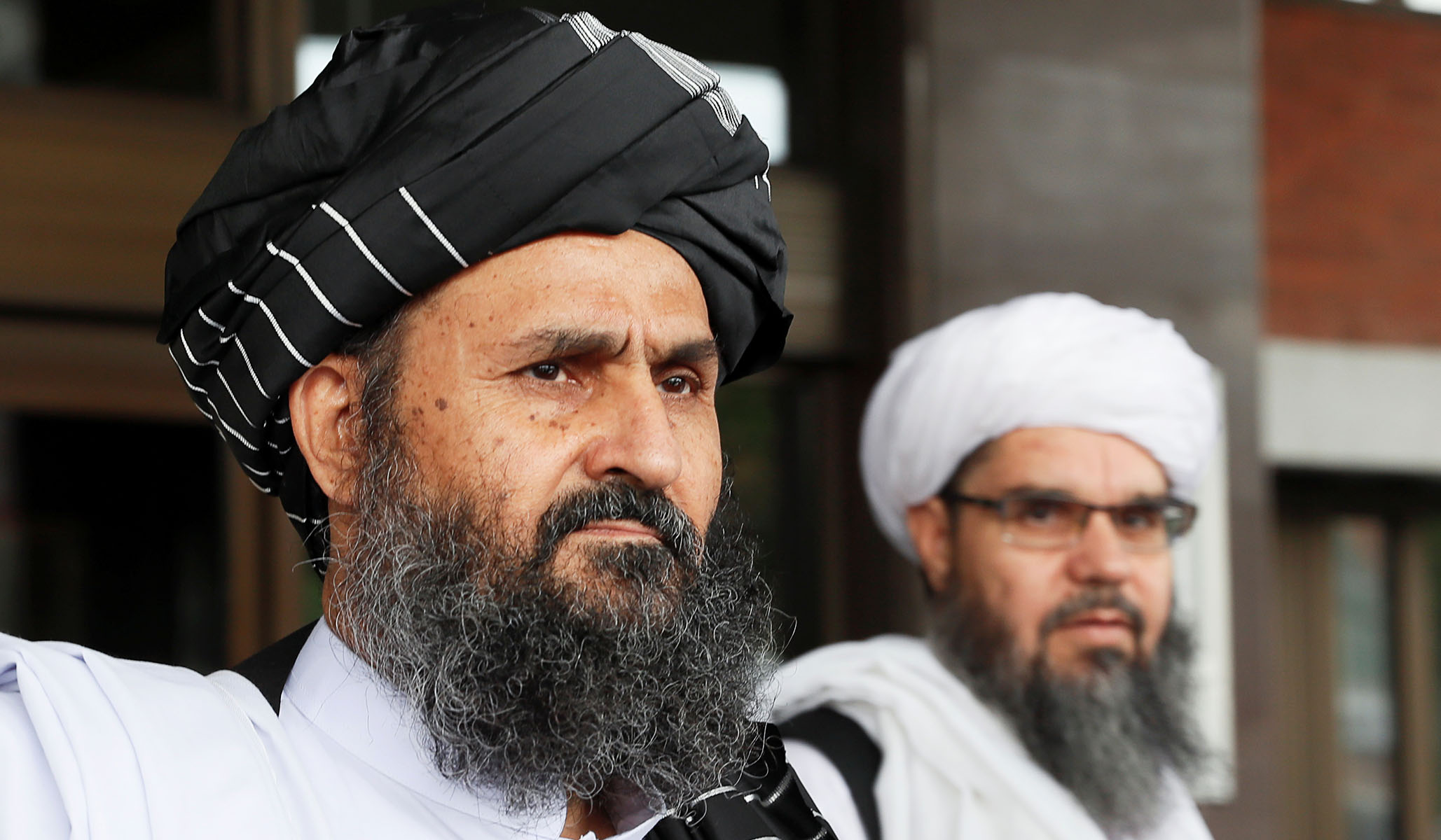 Members of a Taliban delegation
