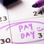 Pay Day Circled on Calendar
