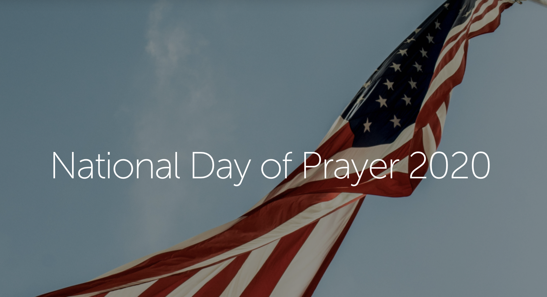 National Day of Prayer - US Flag