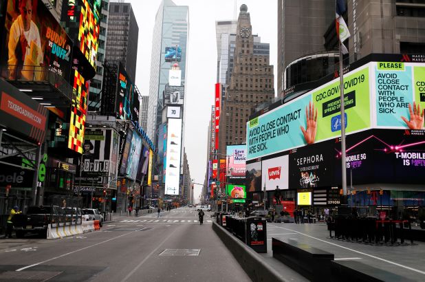 empty new york city streets